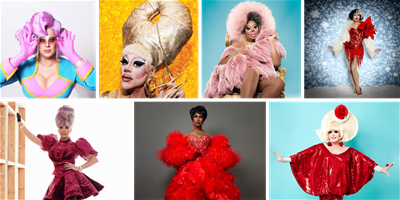 Drag Queen Christmas Banner - OPA Drag Queen Christmas Banner - OPA