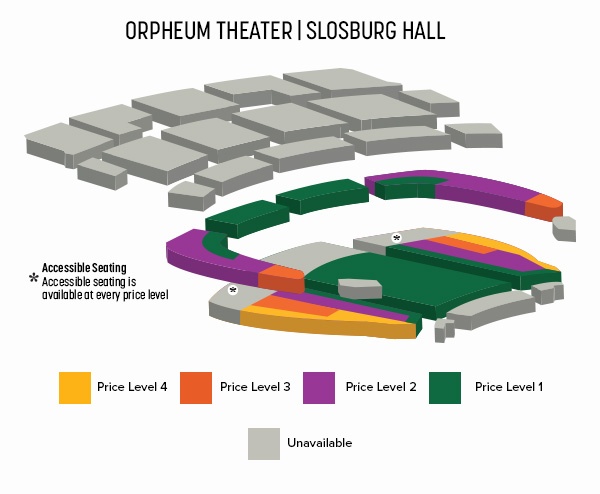 Orpheum Theater Omaha Nebraska Seating Chart